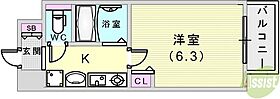 エステムコート神戸ハーバーランド前II  ｜ 兵庫県神戸市兵庫区新開地6丁目（賃貸マンション1K・5階・19.17㎡） その2