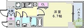 プレサンスＫＯＢＥシフォン 903 ｜ 兵庫県神戸市兵庫区羽坂通2丁目（賃貸マンション1K・9階・23.20㎡） その2