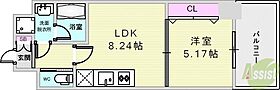 プレジオ神戸ＷＥＳＴ 702 ｜ 兵庫県神戸市兵庫区三川口町1丁目（賃貸マンション1LDK・7階・33.40㎡） その2