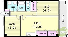 マウンテンハイツ  ｜ 兵庫県神戸市西区竜が岡3丁目（賃貸マンション2LDK・2階・55.00㎡） その2