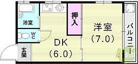 パークサイド  ｜ 兵庫県神戸市兵庫区中道通4丁目（賃貸マンション1DK・3階・28.00㎡） その2