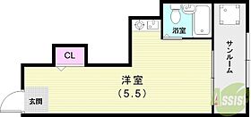 野田マンション  ｜ 兵庫県神戸市長田区野田町7丁目1-20（賃貸マンション1R・2階・17.00㎡） その2