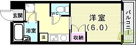 ハビテ八本松  ｜ 兵庫県神戸市須磨区須磨浦通6丁目（賃貸マンション1K・5階・18.50㎡） その2