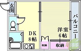 Ｋコート兵庫  ｜ 兵庫県神戸市兵庫区西柳原町（賃貸マンション1DK・4階・28.71㎡） その2