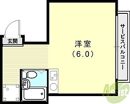 ラッフィナート磯馴  ｜ 兵庫県神戸市須磨区磯馴町2丁目（賃貸マンション1R・3階・23.00㎡） その2