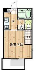 ベルズフラット 1階