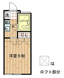 フラワーヒルB 2階