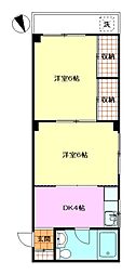 野島マンション 3階/301