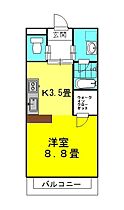 ラフォンテ・ストリートコート 310 ｜ 茨城県神栖市大野原4丁目（賃貸マンション1R・3階・33.30㎡） その2