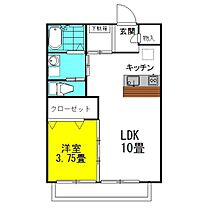 ラフォンテ・プレリュード 102 ｜ 茨城県神栖市神栖3丁目（賃貸アパート1LDK・1階・36.43㎡） その2