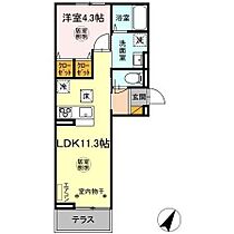 ソラーナ.Ｋ 203 ｜ 茨城県神栖市知手中央6丁目（賃貸アパート1LDK・2階・37.65㎡） その2