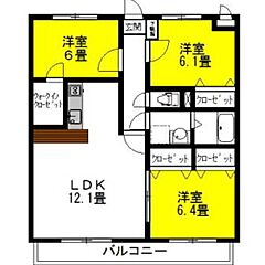 物件の間取り