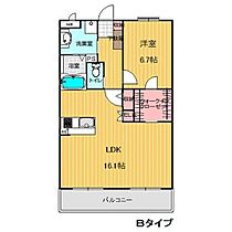 ルーチェ 203 ｜ 埼玉県深谷市上野台（賃貸マンション1LDK・2階・52.39㎡） その2