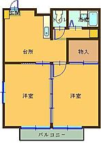 美野里 201 ｜ 埼玉県熊谷市籠原南2丁目（賃貸アパート2K・2階・39.32㎡） その2