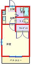 アベニューB 302 ｜ 埼玉県熊谷市拾六間（賃貸アパート1K・3階・23.18㎡） その2