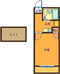 間取図画像 1K