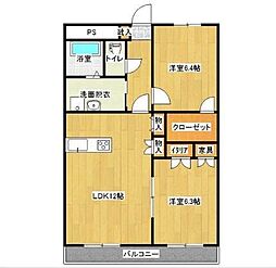 Rainbow2002 2LDKの間取図画像
