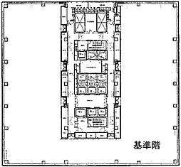 東京サンケイビル ワンルームの間取図画像