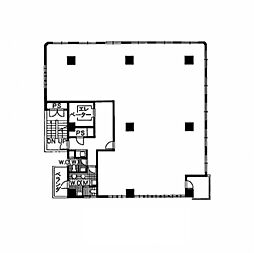 銀座GTビル ワンルームの間取図画像