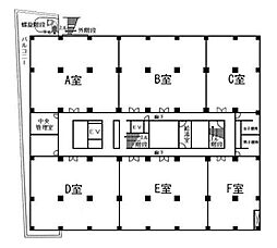東都自動車ビル ワンルームの間取図画像