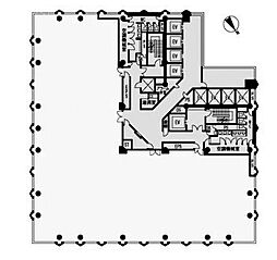 日土地西新宿ビル ワンルームの間取図画像