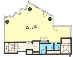 Y.BLDG ワンルームの間取図画像