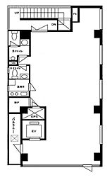 赤坂FSビル ワンルームの間取図画像