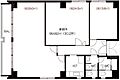 元赤坂マンション3階48.2万円