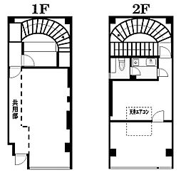 WAVEBLDG ワンルームの間取図画像