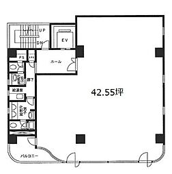 飯田橋丸ビル ワンルームの間取図画像