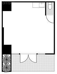 メゾン関 ワンルームの間取図画像