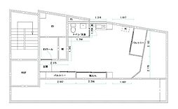 まるべりーひらかわ ワンルームの間取図画像