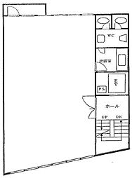 K・Pビル ワンルームの間取図画像