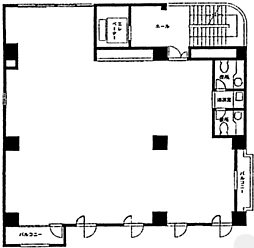 TKiビル ワンルームの間取図画像