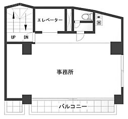Glanffice芽場町 ワンルームの間取図画像