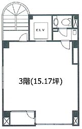 神田NSOビル ワンルームの間取図画像
