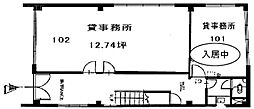 佐一ビル ワンルームの間取図画像