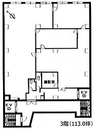 大東倉庫(株)芝浦ビル ワンルームの間取図画像