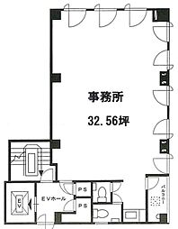 黒田ビル ワンルームの間取図画像
