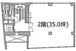 サンブリッジ ワンルームの間取図画像