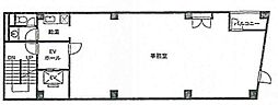 理研機器浜松町ビル ワンルームの間取図画像