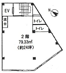 九段MSCビル ワンルームの間取図画像