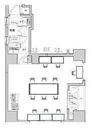 ParkLUXE銀座mono ワンルームの間取図画像