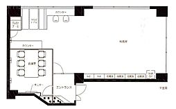 Daiwa麻布台ビル ワンルームの間取図画像