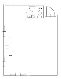 鈴木ビル ワンルームの間取図画像