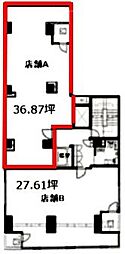 RESHALLMID横濱元町 ワンルームの間取図画像