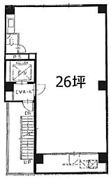 illumirise神保町 ワンルームの間取図画像