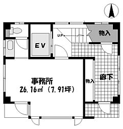 小林ビル ワンルームの間取図画像