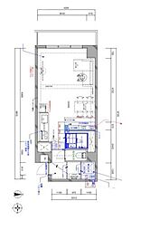 後楽園ビューハイツ ワンルームの間取図画像