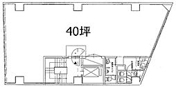 第2佐山ビル ワンルームの間取図画像